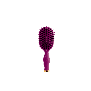 Mini Boar Bristle Hair Brush - Mulberry