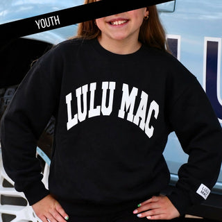 Youth Lulu Mac Black with White Puff