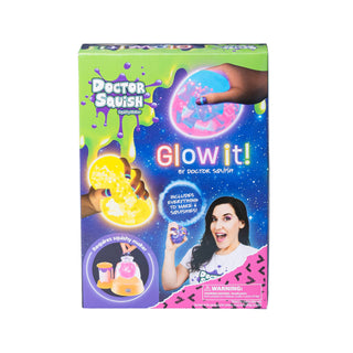 Doctor Squish Squishy Pack Refill, Glow-It Edition
