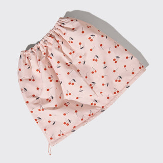 Satin-Lined Flexi Shower Cap - Cherry Print
