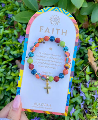 Multi Color Faith Bracelet