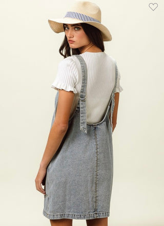 Washed Denim Dress