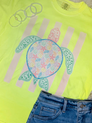 Fun Summer Turtle Tee