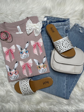 Bunny and Bows Graphic Tee