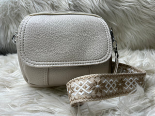 Taupe Mini Flap Crossbody