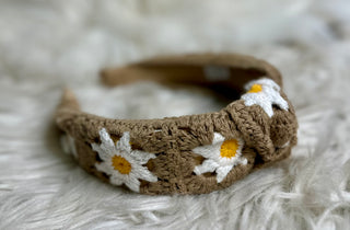 Daisy Crochet Headband