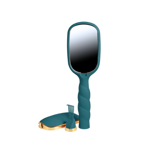 Boar Bristle Hair Brush - Teal With It