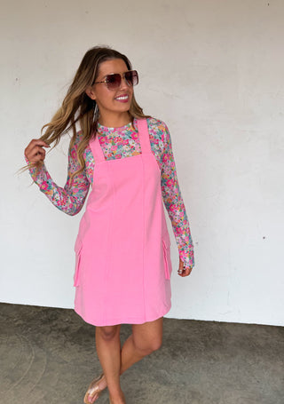 Preorder - Spring Millie Overall Dress