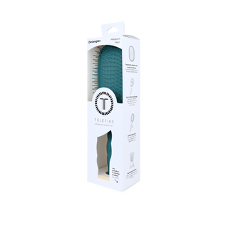 Detangler Hair Brush for Medium Hair - Teal With It
