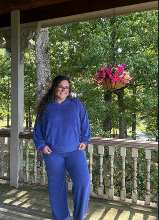 Royal Urban Ribbed Hoodie