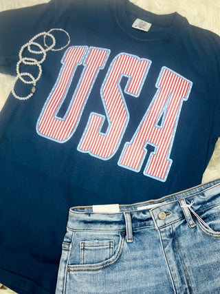 USA Stripe Tee