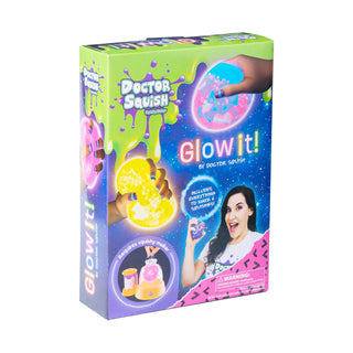 Doctor Squish Squishy Pack Refill, Glow-It Edition
