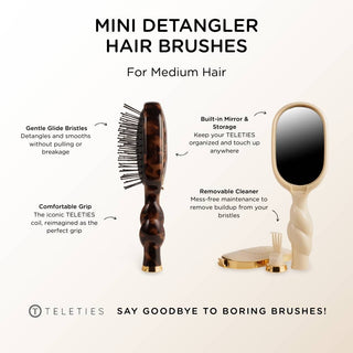 Mini Detangler Brush for Medium Hair - Tan