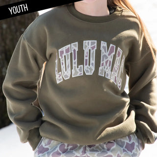 Youth Lulu Mac Camo Green