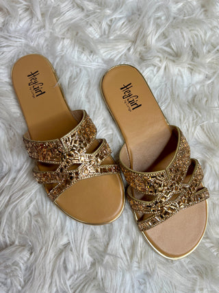Flair Gold Sandal