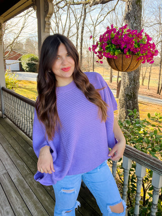 Purple Meg Pullover