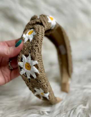 Daisy Crochet Headband