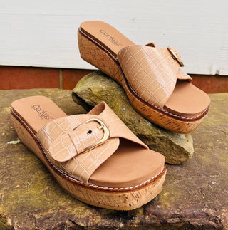 Reality - Cream Patent Croco