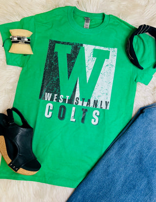 W West Stanly Colts Tee