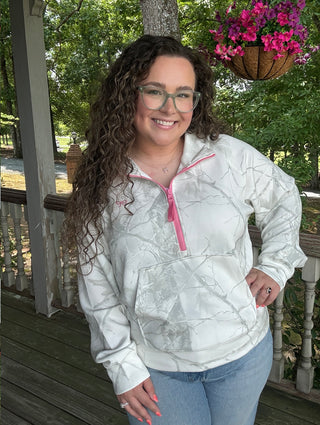 White Camo Pullover