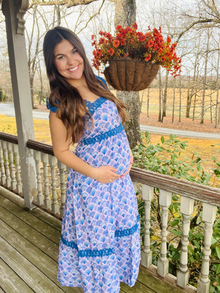 Shell Coastal Tie Dress