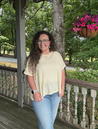 Butter Oversized Top