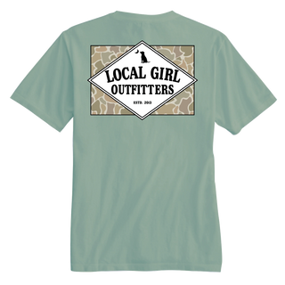 Local Girl Founder's Flag Forest Camo Desert T-Shirt