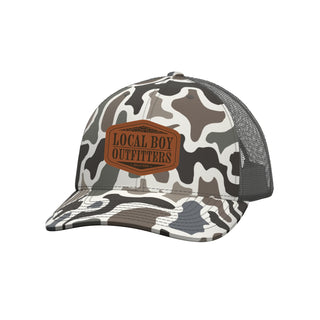 Topo Leather Trucker Hat