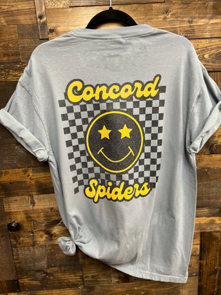 Checkered Concord Spiders Tee