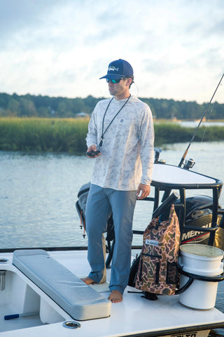 Heather Blend Hoodie - Saltwater Camo