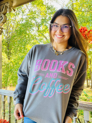 Books & Coffee Crewneck