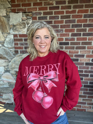 Merry Bow Crewneck