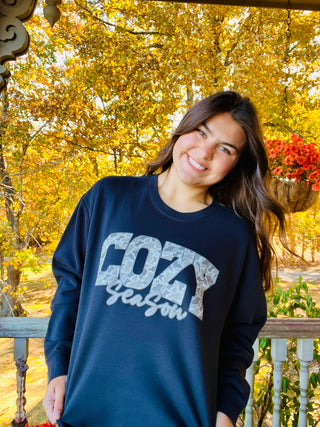 Camo Cozy Season Crewneck