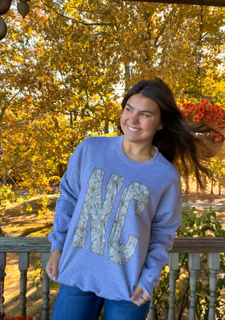 Camo NC Crewneck