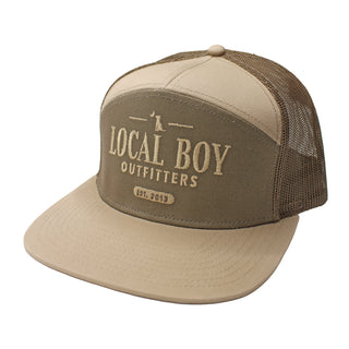 Lucky Text 7 Panel Hat