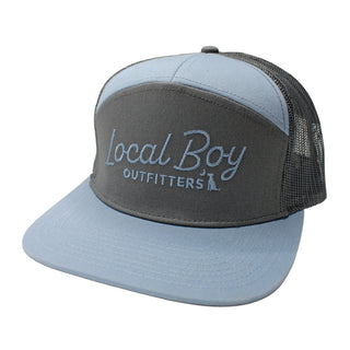Modern Script 7 Panel Hat