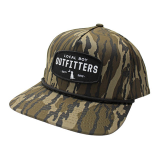Youth Woven Patch High Crown Rope Hat