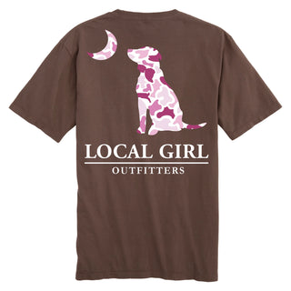 Local Girl Pink LCF Dog & Moon T-Shirt