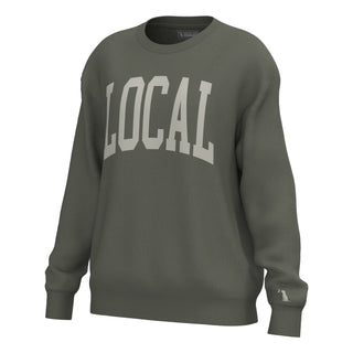 Local Girl Crescent Crew - Olive