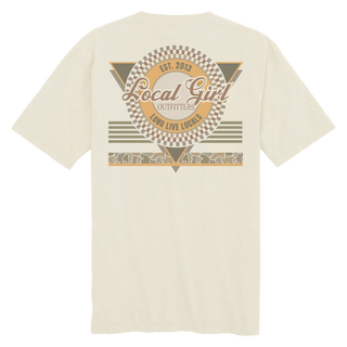 Local Girl Retro Triangle Forest Camo Desert T-Shirt