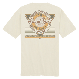 Youth Local Girl Retro Triangle Forest Camo Desert T-Shirt