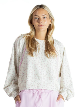 Blush Flowers Pullover