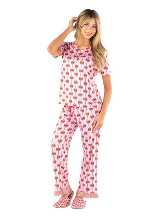 Holiday Bow Pj Set