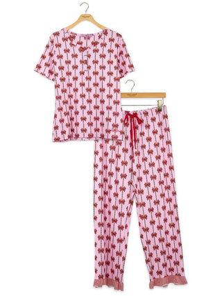 Holiday Bow Pj Set