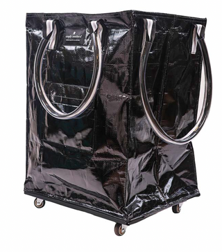 Black Rolling Tote