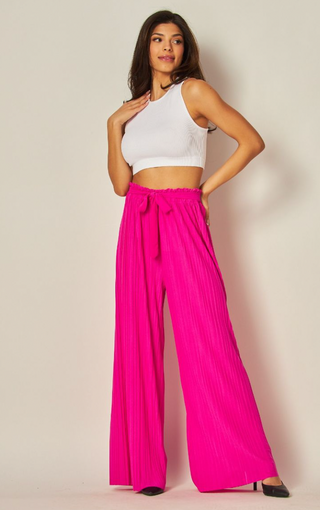 Pink Flow Tie Pants