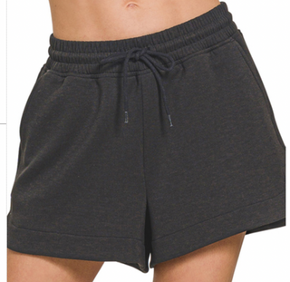 Black Scuba Shorts