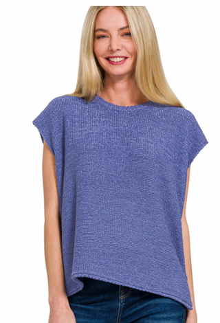 Marlin Crewneck Sweater Vest Top