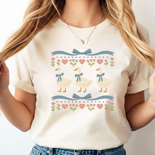 Vintage Blue Ribbon Goose Tee