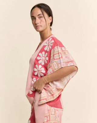 Pink Patchwork Top
